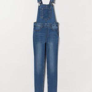 H&M DIVIDED Straight Leg Denim Overalls